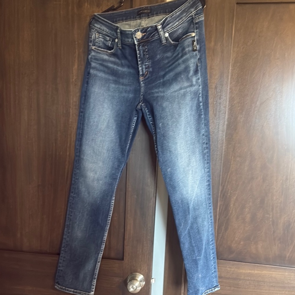 Silver Jeans Blue Straight Leg Denim